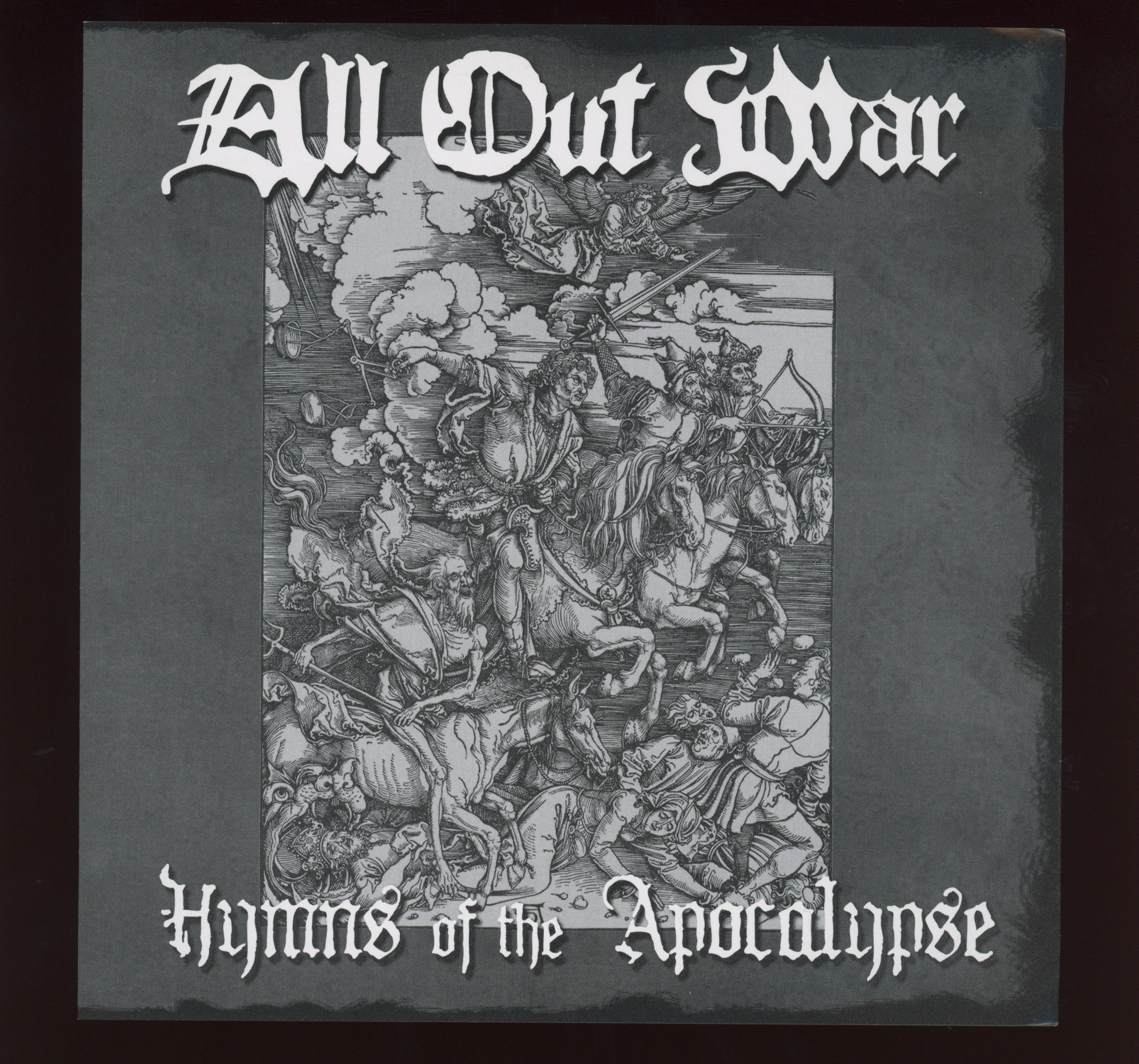 All Out War - Hymns Of The Apocalypse on Trip Machine Blue Vinyl 7"