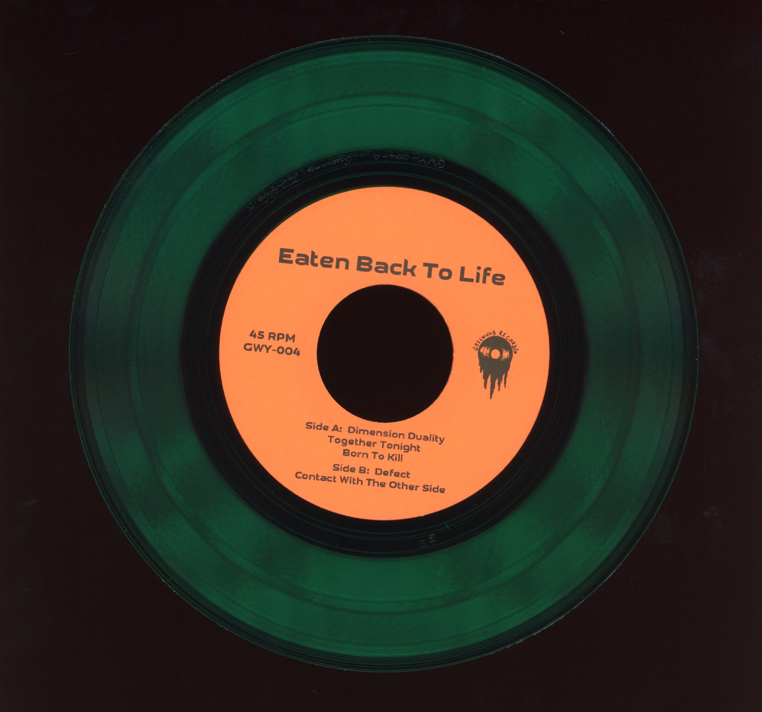 Eaten Back To Life - Love Songs For The Departed on Greenway Limited Green Vinyl
