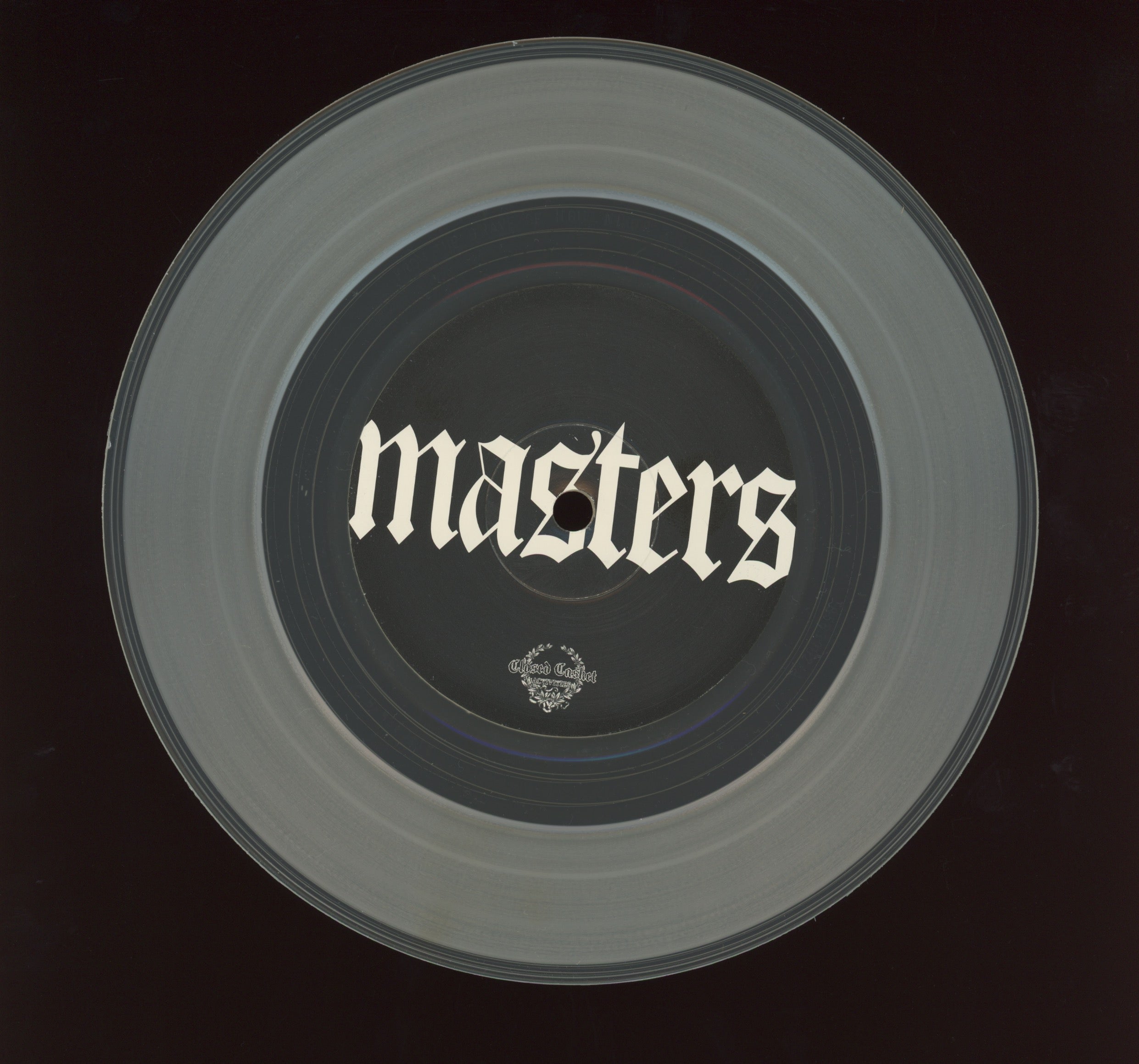 Harms Way - No Gods No Masters on Closed Casket Activities Clear Vinyl 7"