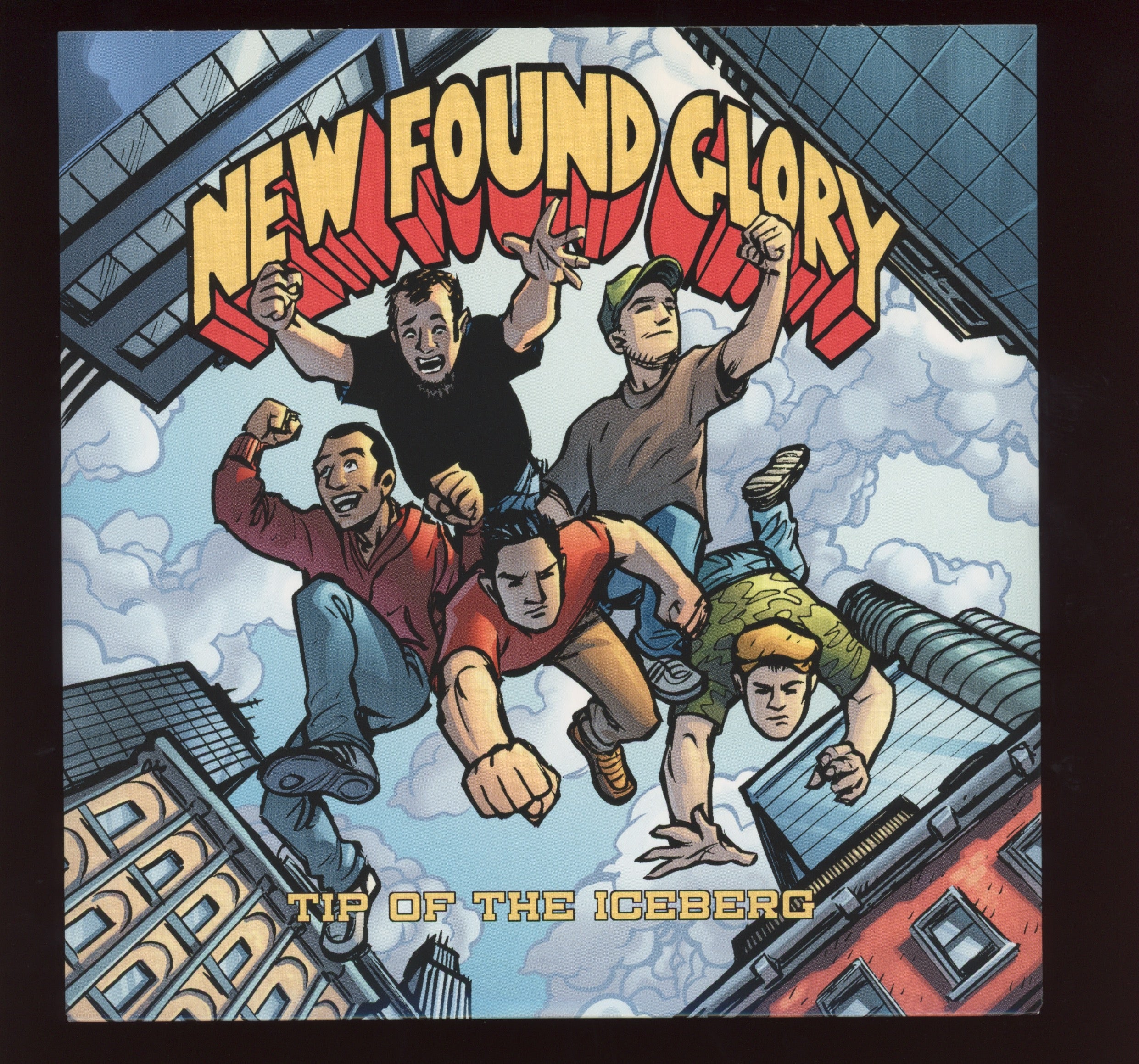 New Found Glory - Tip Of The Iceberg on Bridge Nine Red White and Blue Splatter 7"