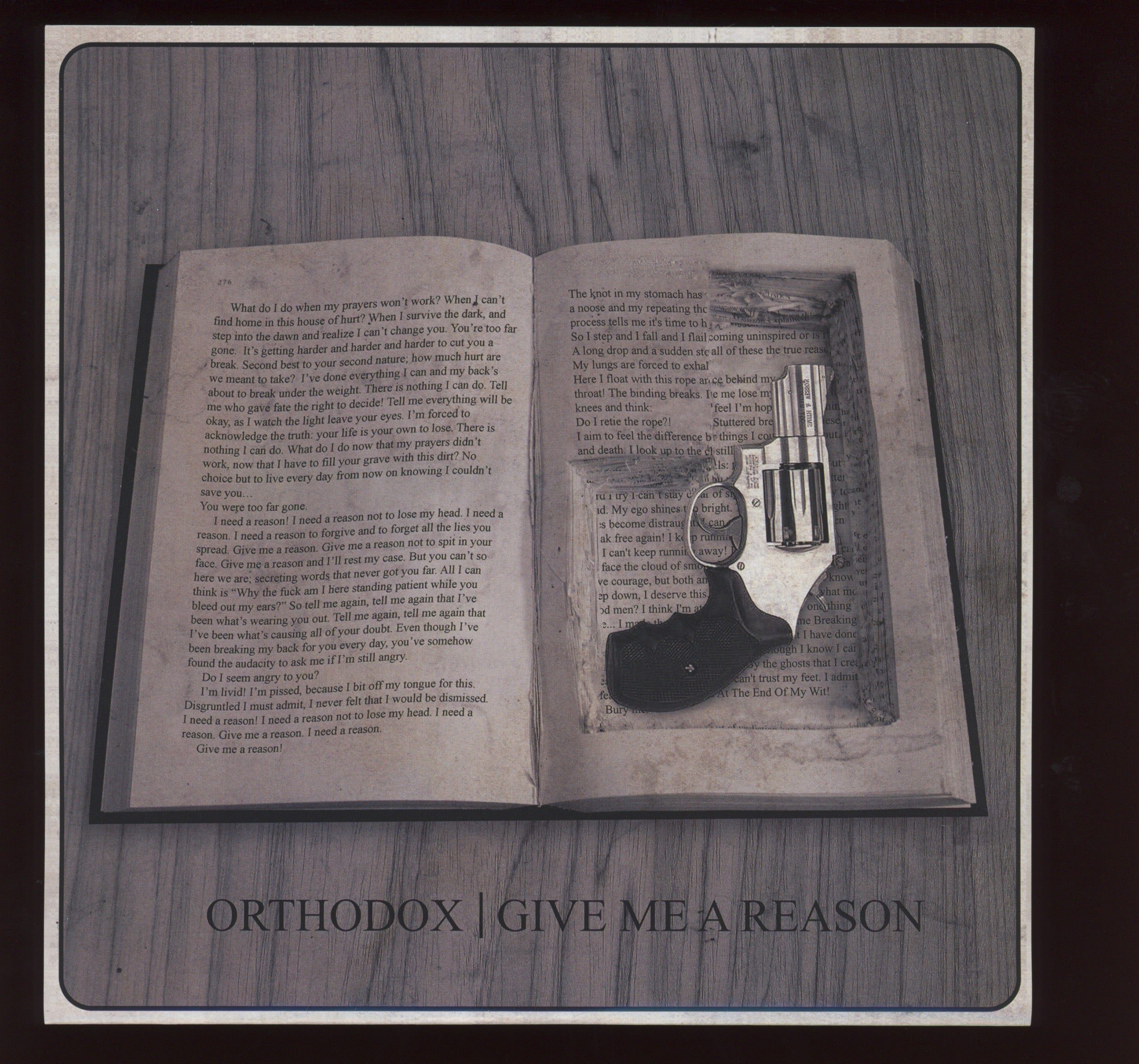 Orthodox - Give Me A Reason on Clear Minded Random Marbled 7"