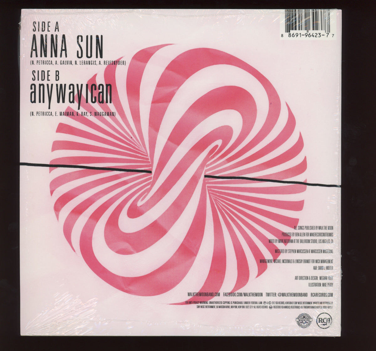 Anna Sun Walk The Moon - Anna Sun on RCA White Vinyl RSD Exclusive Sealed