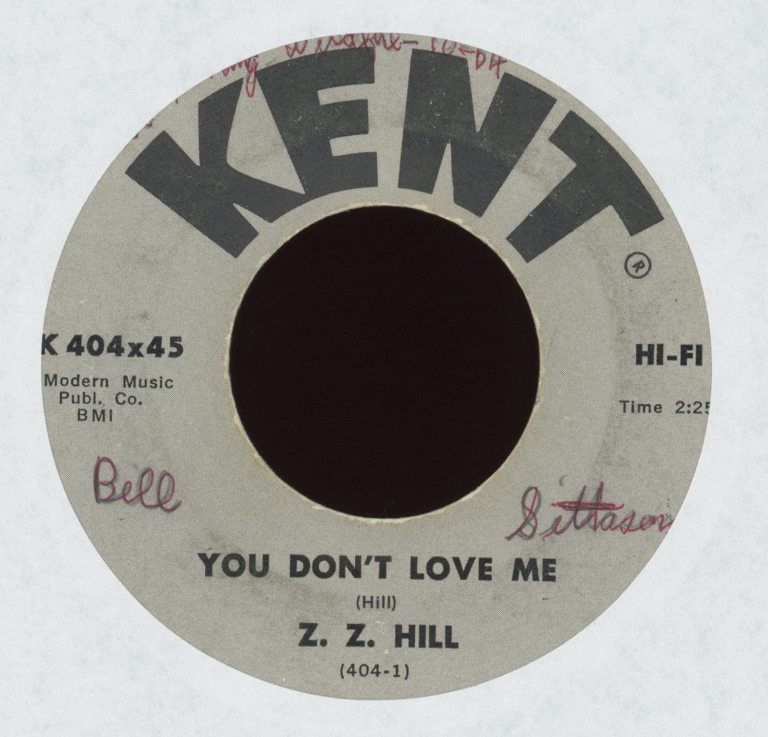 Z.Z. Hill - You Don't Love Me on Kent