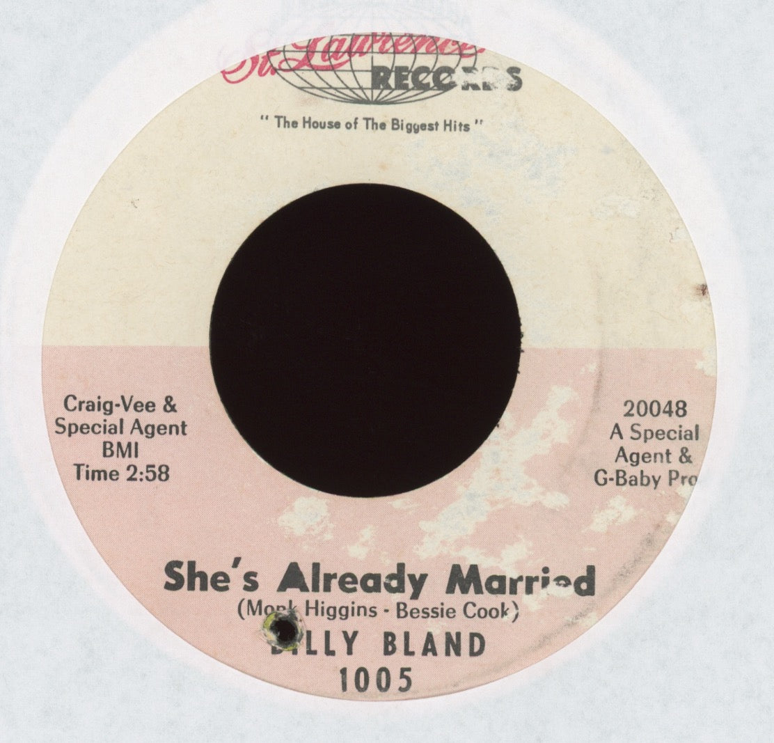 Billy Bland - She's Already Married on St. Lawrence