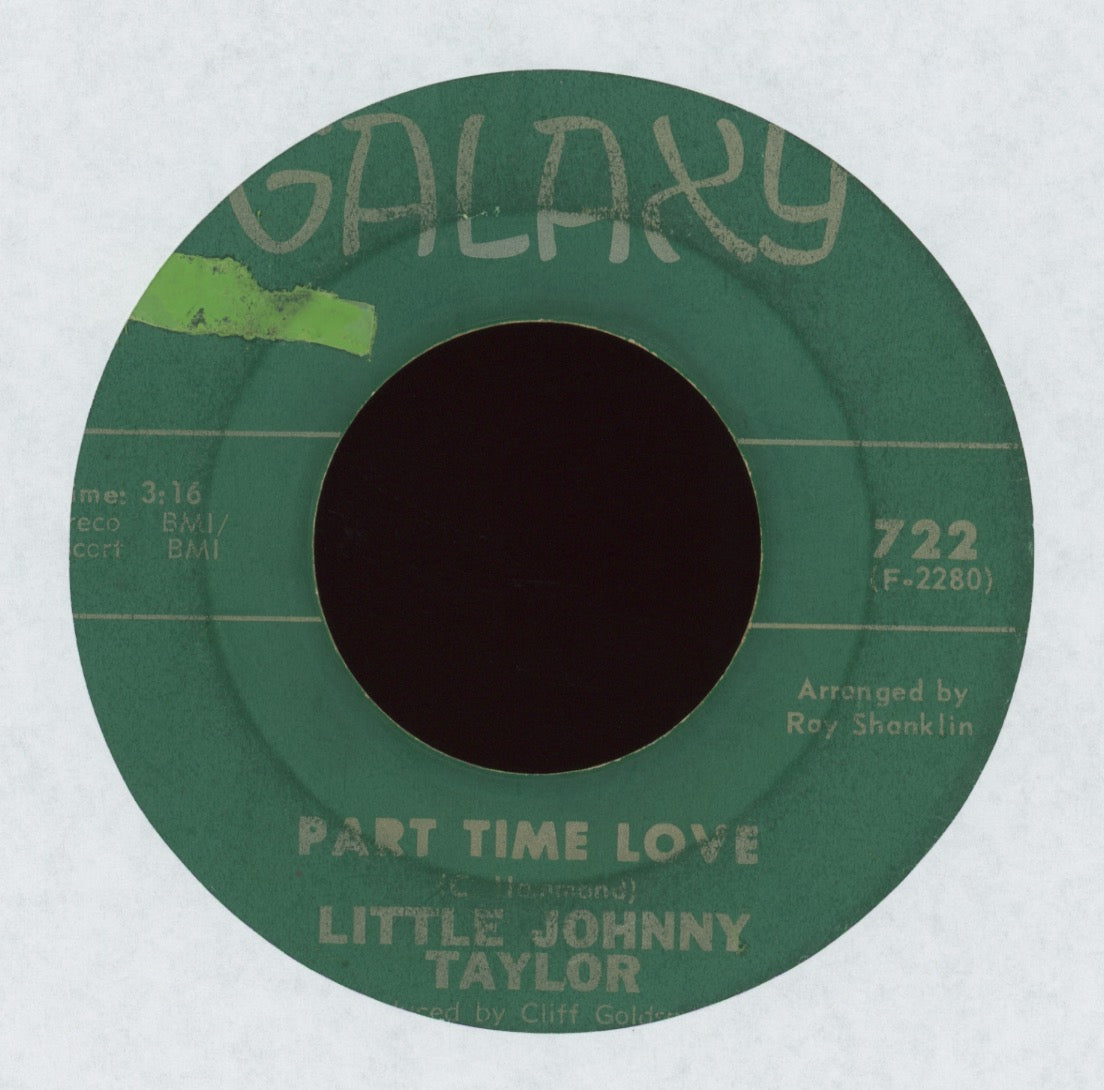Little Johnny Taylor - Somewhere Down The Line on Galaxy