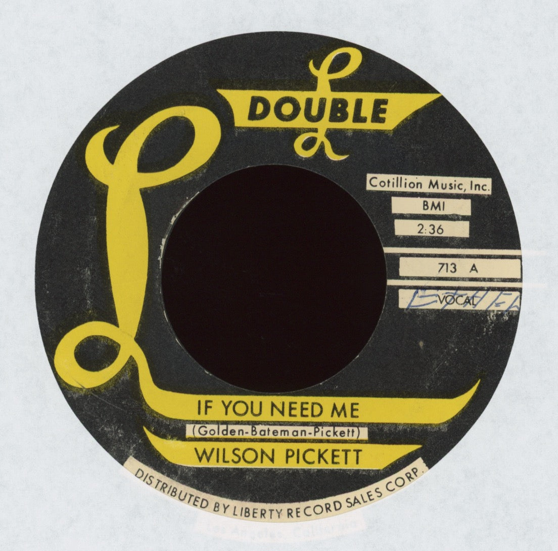 Wilson Pickett - Baby Call On Me on Double L