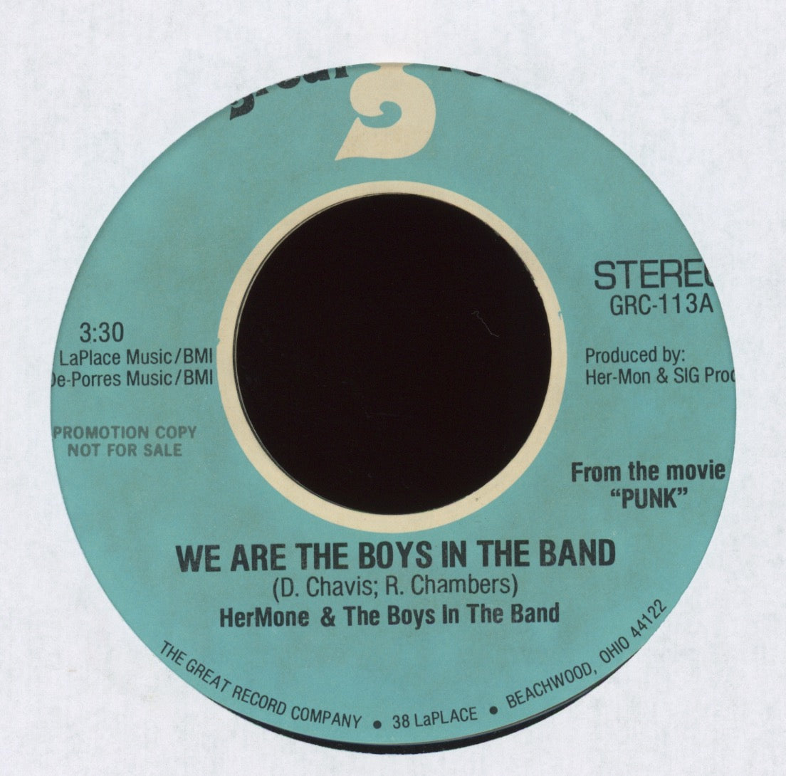 Hermone & The Boys in The Band - We Are The Boys In The Band on The Great Record Co. Herman Griffin