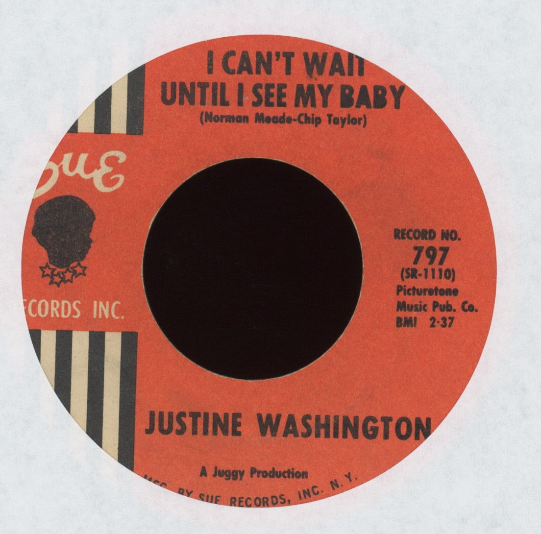 Justine Washington - I Can't Wait Until I See My Baby on Sue