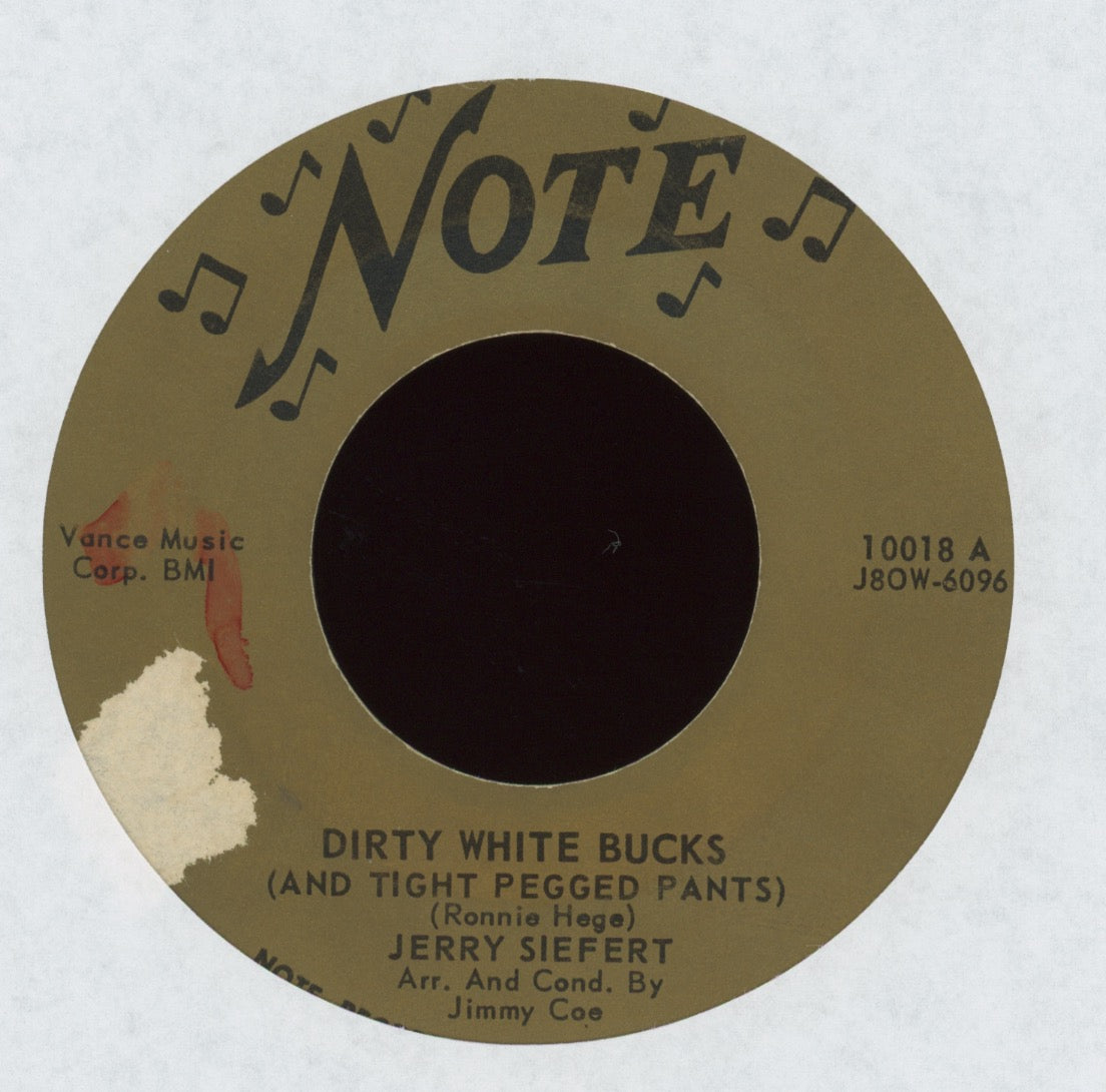 Jerry Siefert - Dirty White Bucks (And Tight Pegged Pants) on Note
