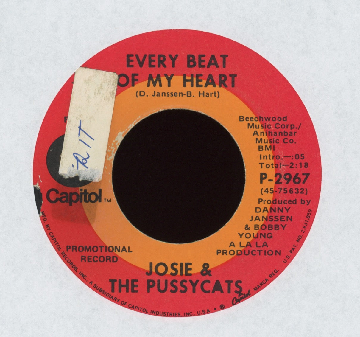 Josie And The Pussycats - Every Beat Of My Heart on Capitol Promo