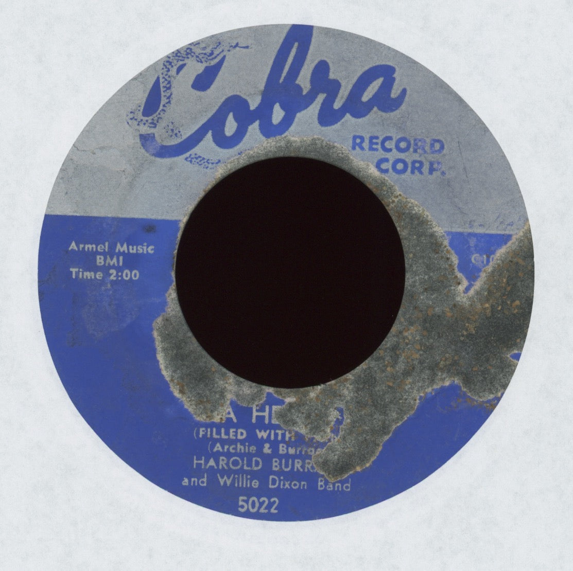 Harold Burrage - She Knocks Me Out on Cobra