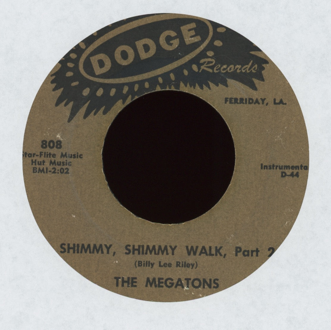 The Megatons - Shimmy, Shimmy Walk on Dodge