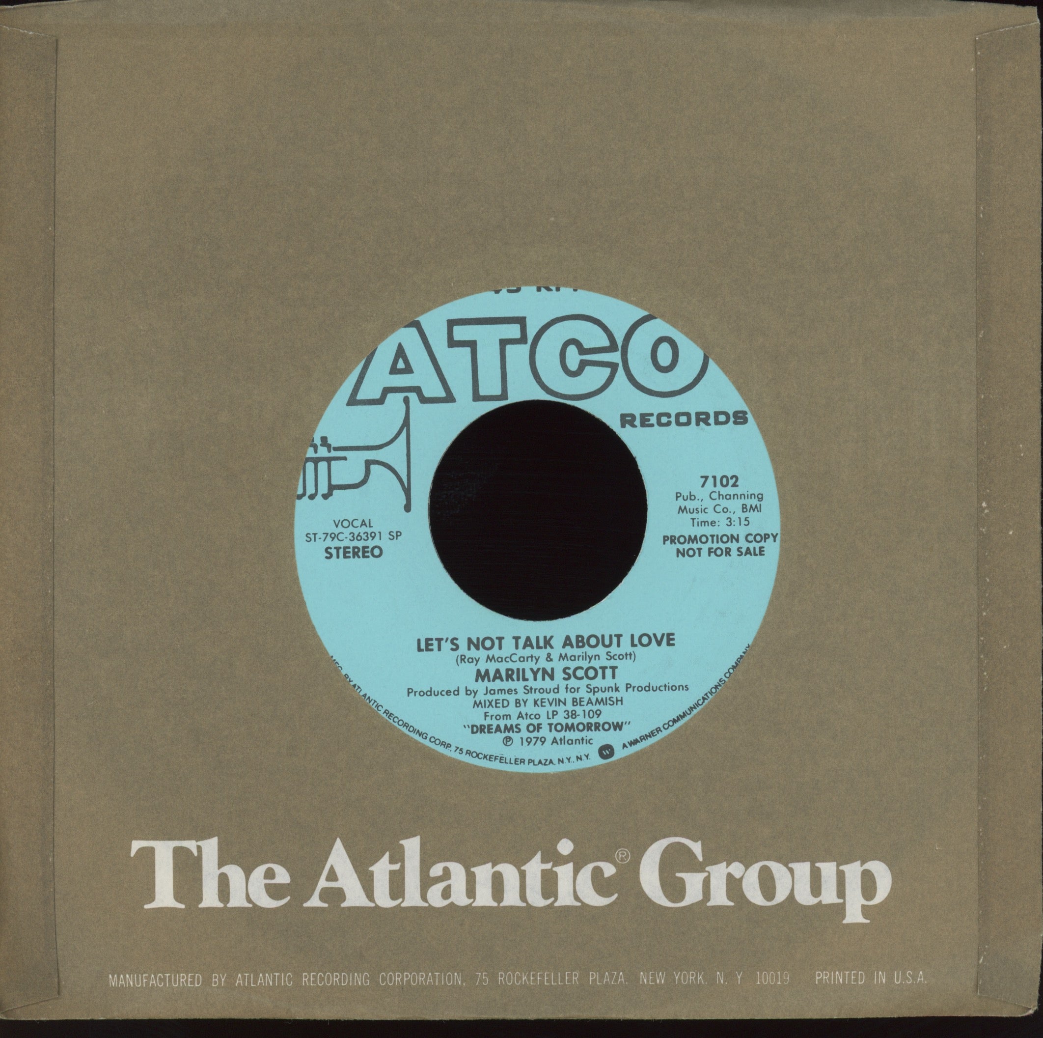 Marilyn Scott - Let's Be Friends on Atco Promo