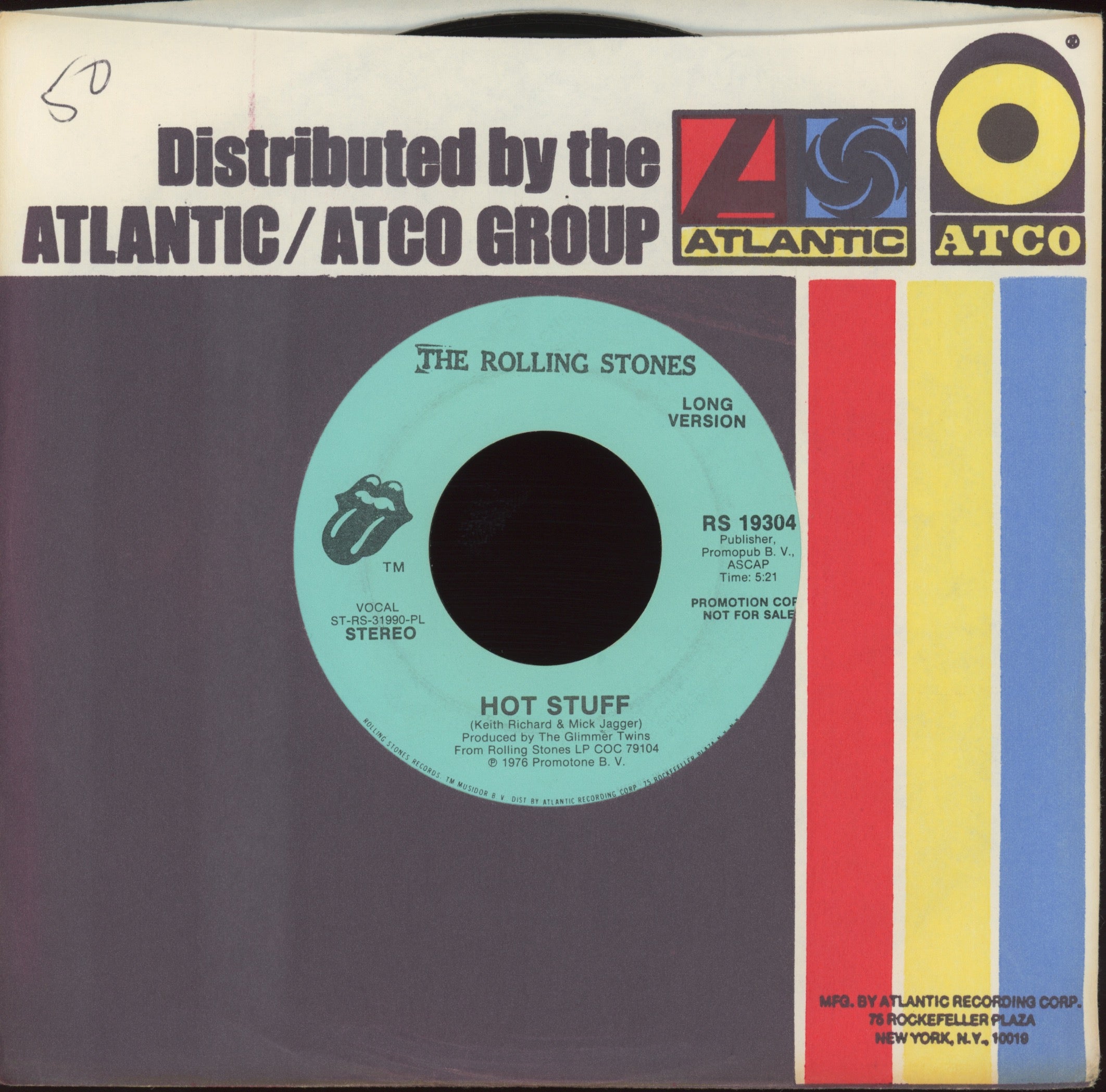 The Rolling Stones - Hot Stuff on Rolling Stones Records Promo