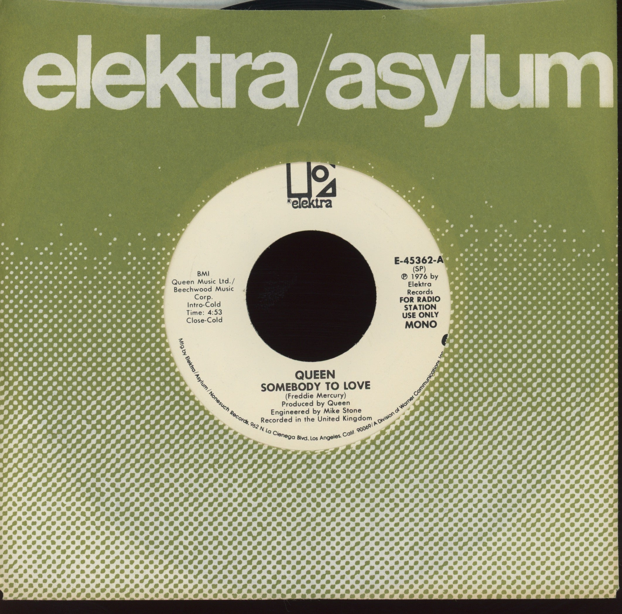 Queen - Somebody To Love on Elektra Promo