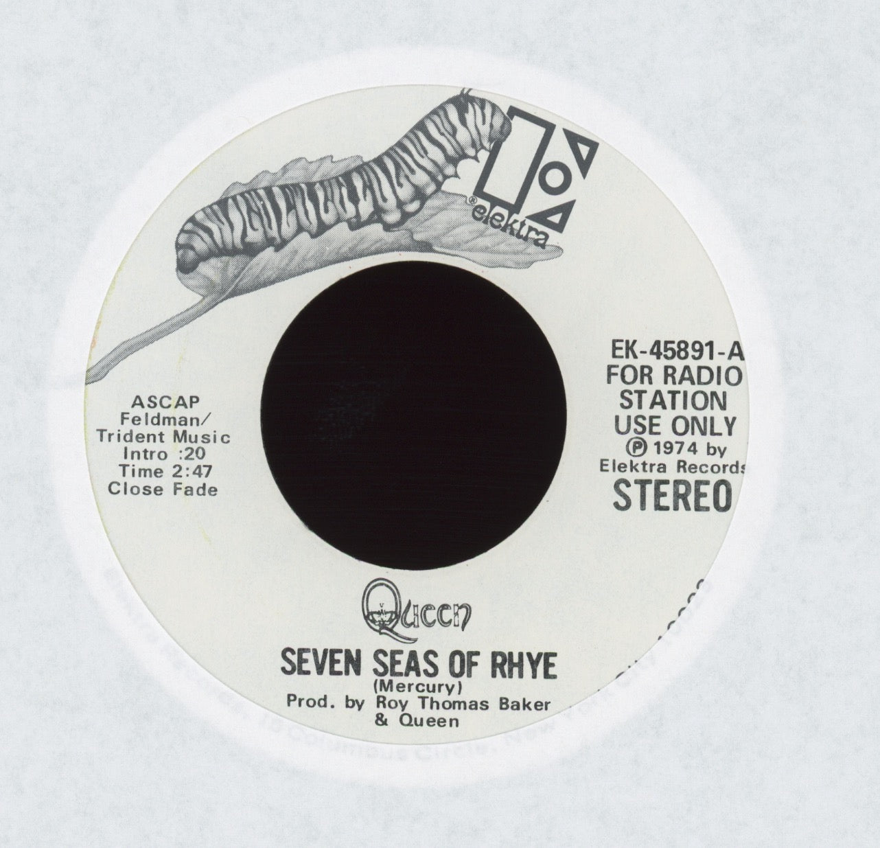 Queen - Seven Seas Of Rhye on Elektra Promo