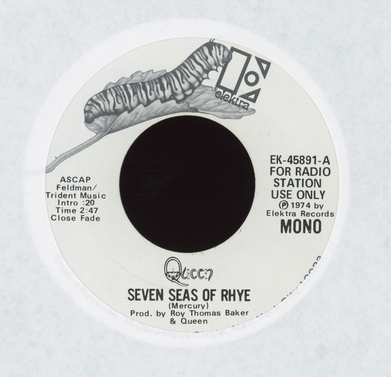 Queen - Seven Seas Of Rhye on Elektra Promo