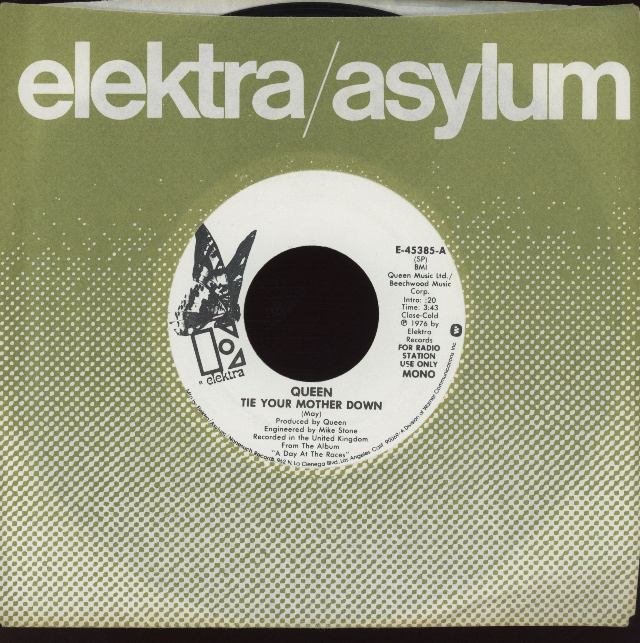 Queen - Tie Your Mother Down on Elektra Promo