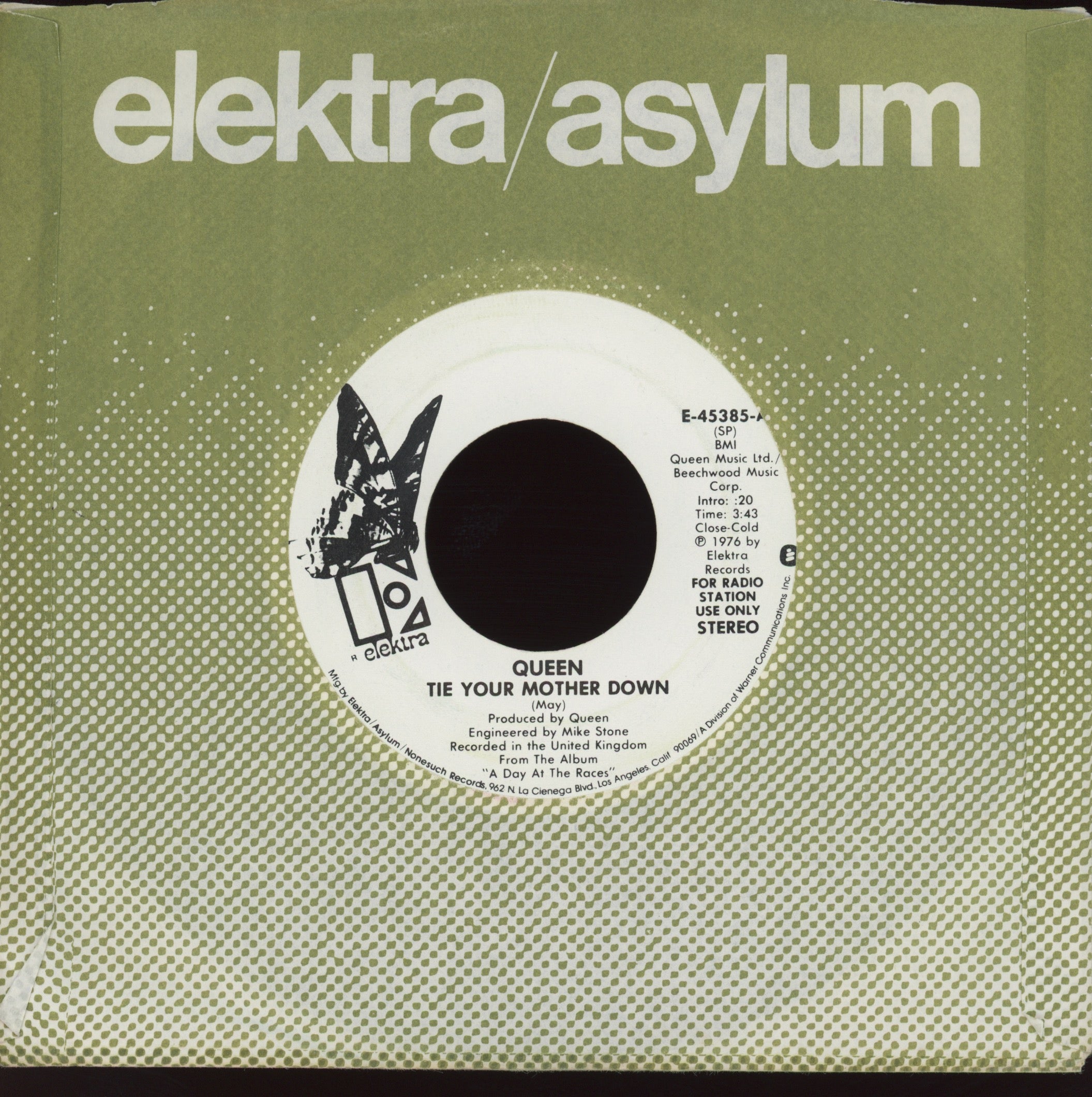 Queen - Tie Your Mother Down on Elektra Promo