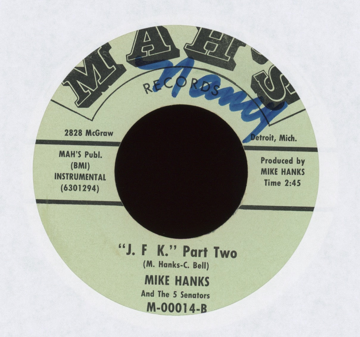 Mike Hanks - J.F.K. on Mah's