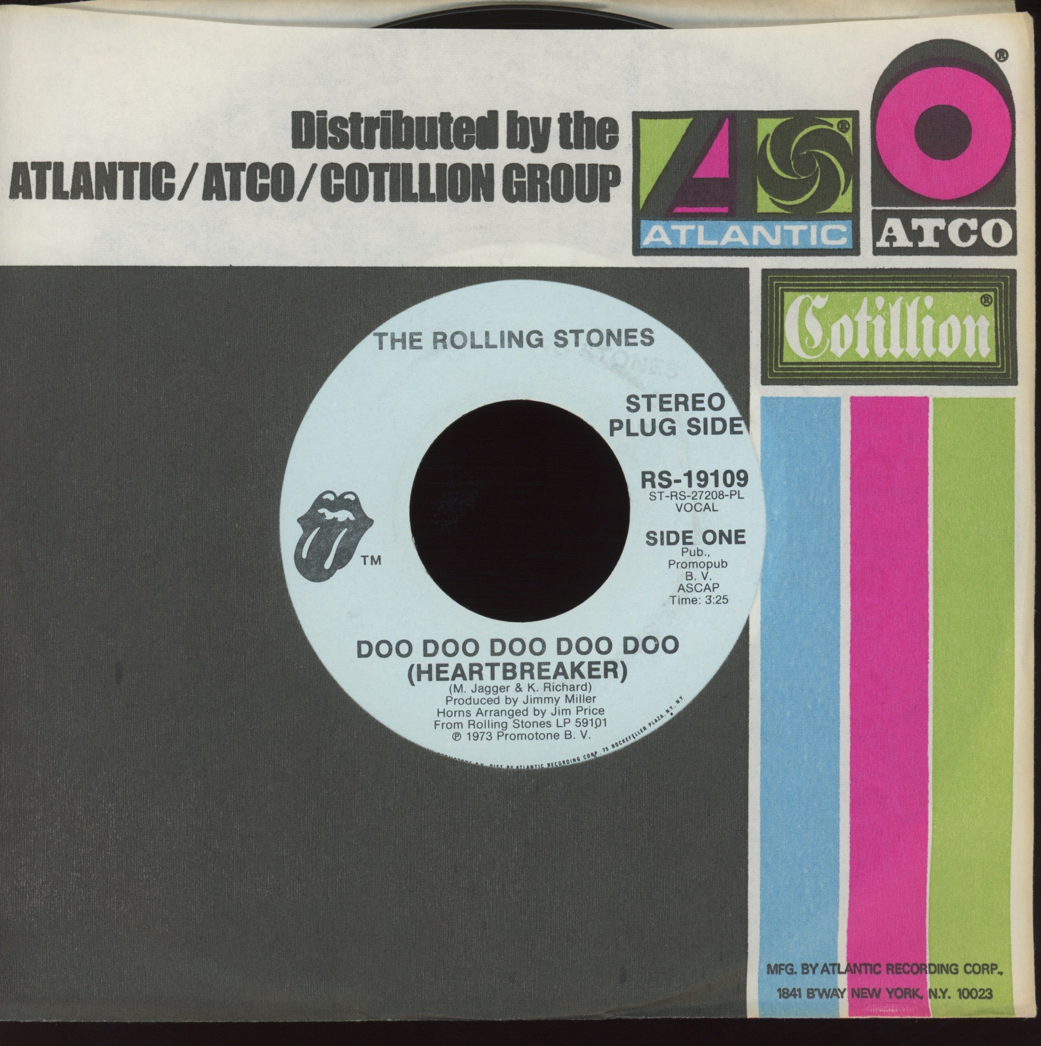 The Rolling Stones - Doo Doo Doo Doo Doo (Heartbreaker) on Rolling Stones Records Promo