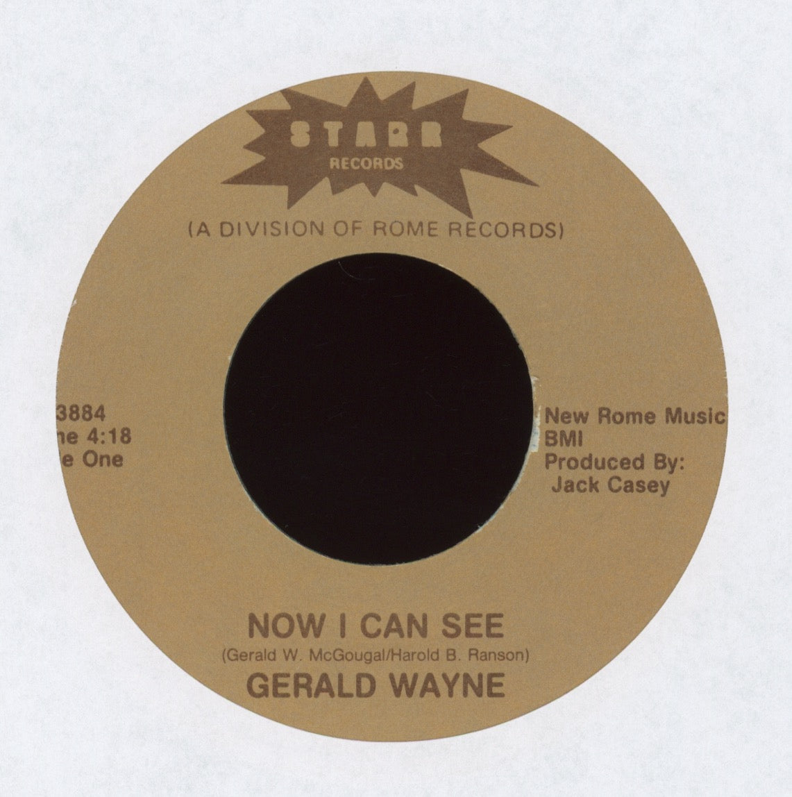 Gerald Wayne - Now I Can See on Starr