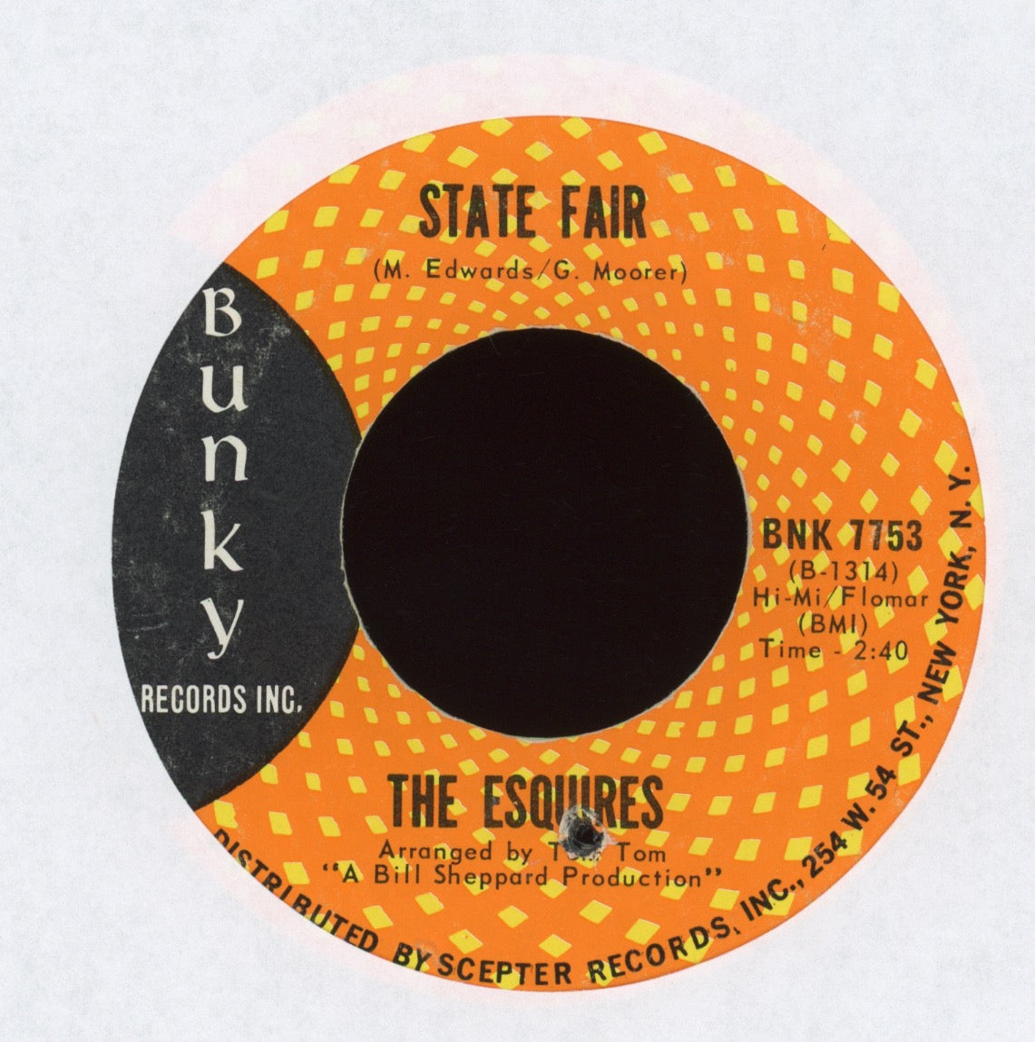 The Esquires - You Say on Bunky