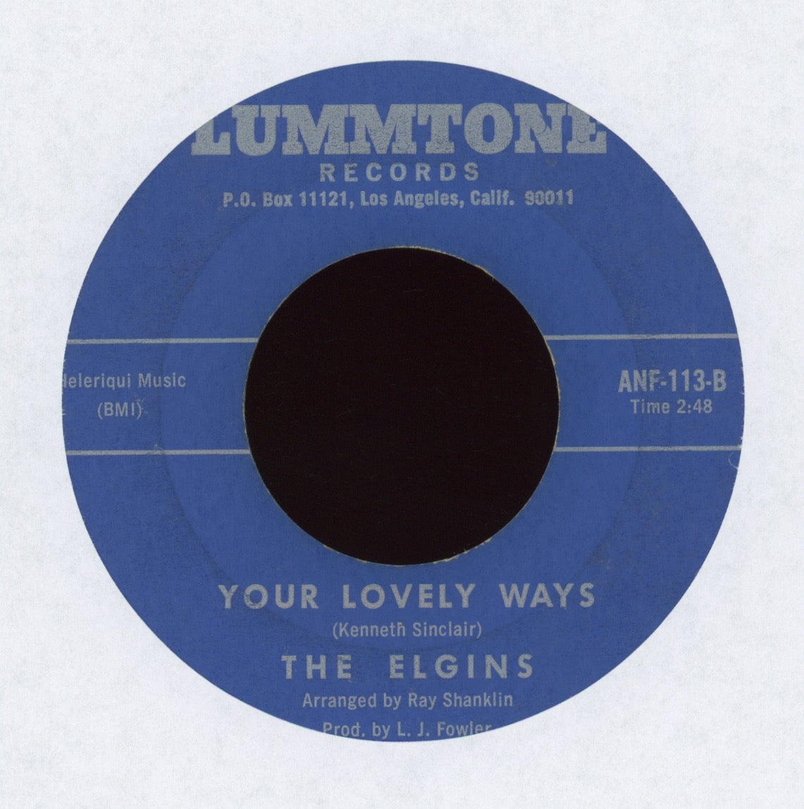 The Elgins - Your Lovely Ways on Lummtone