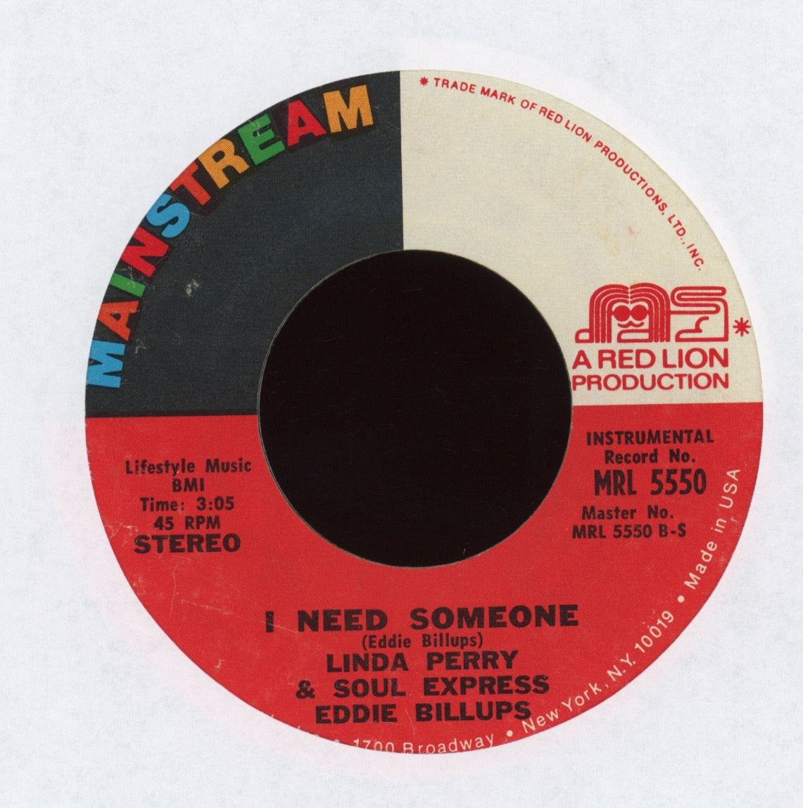 Linda Perry - I Need Someone on Mainstream