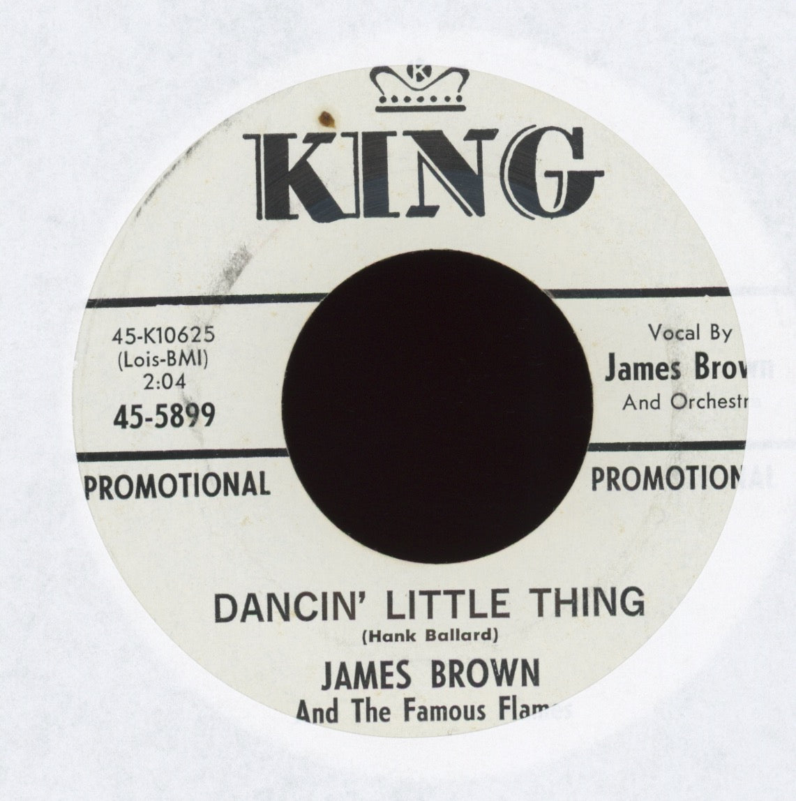 James Brown & The Famous Flames - Dancin' Little Thing on King Promo