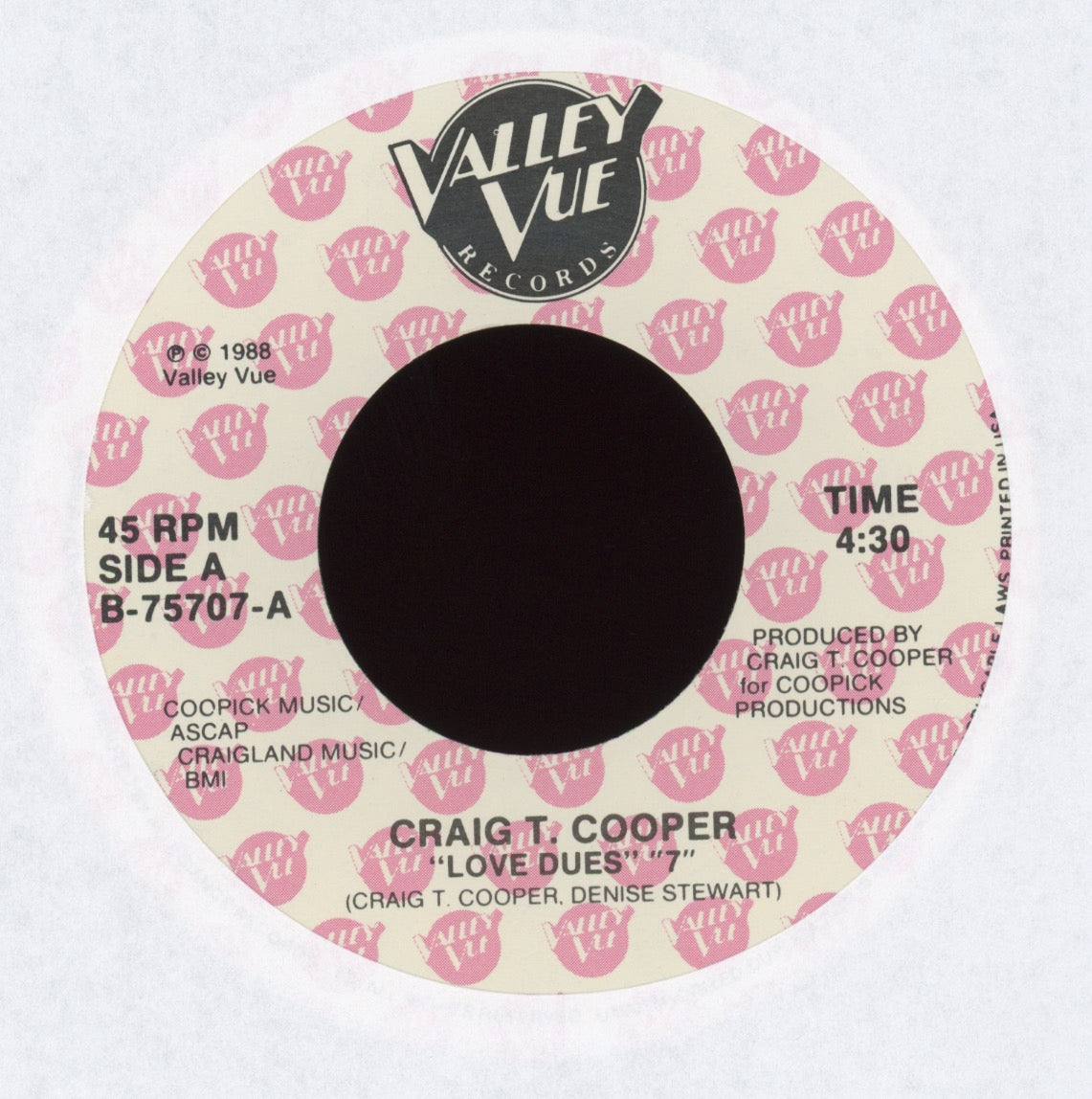 Craig T. Cooper - Love Dues on Valley Vue