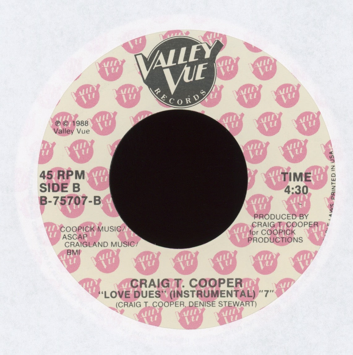 Craig T. Cooper - Love Dues on Valley Vue