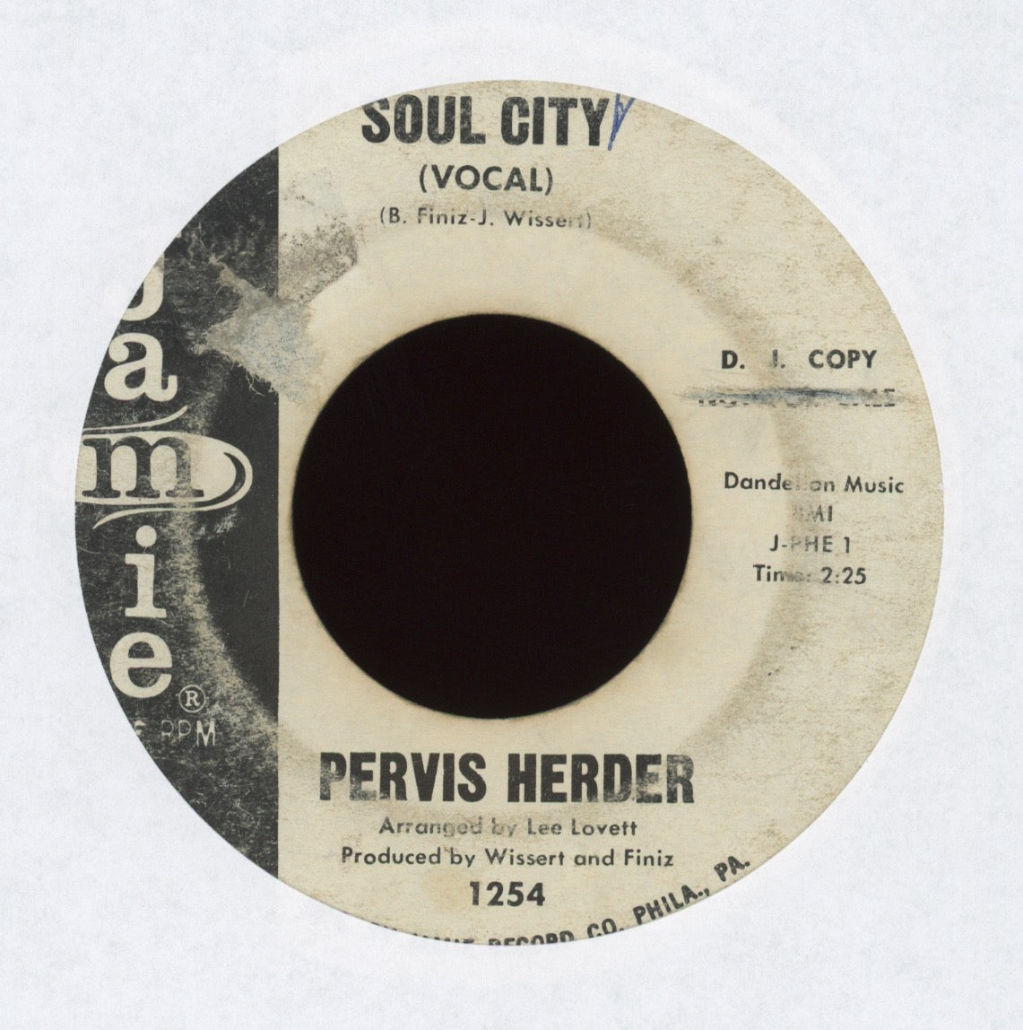 Pervis Herder - Soul City on Jamie Promo