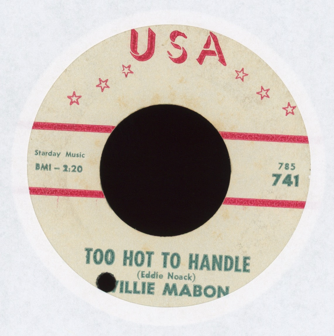 Willie Mabon - Too Hot To Handle on USA