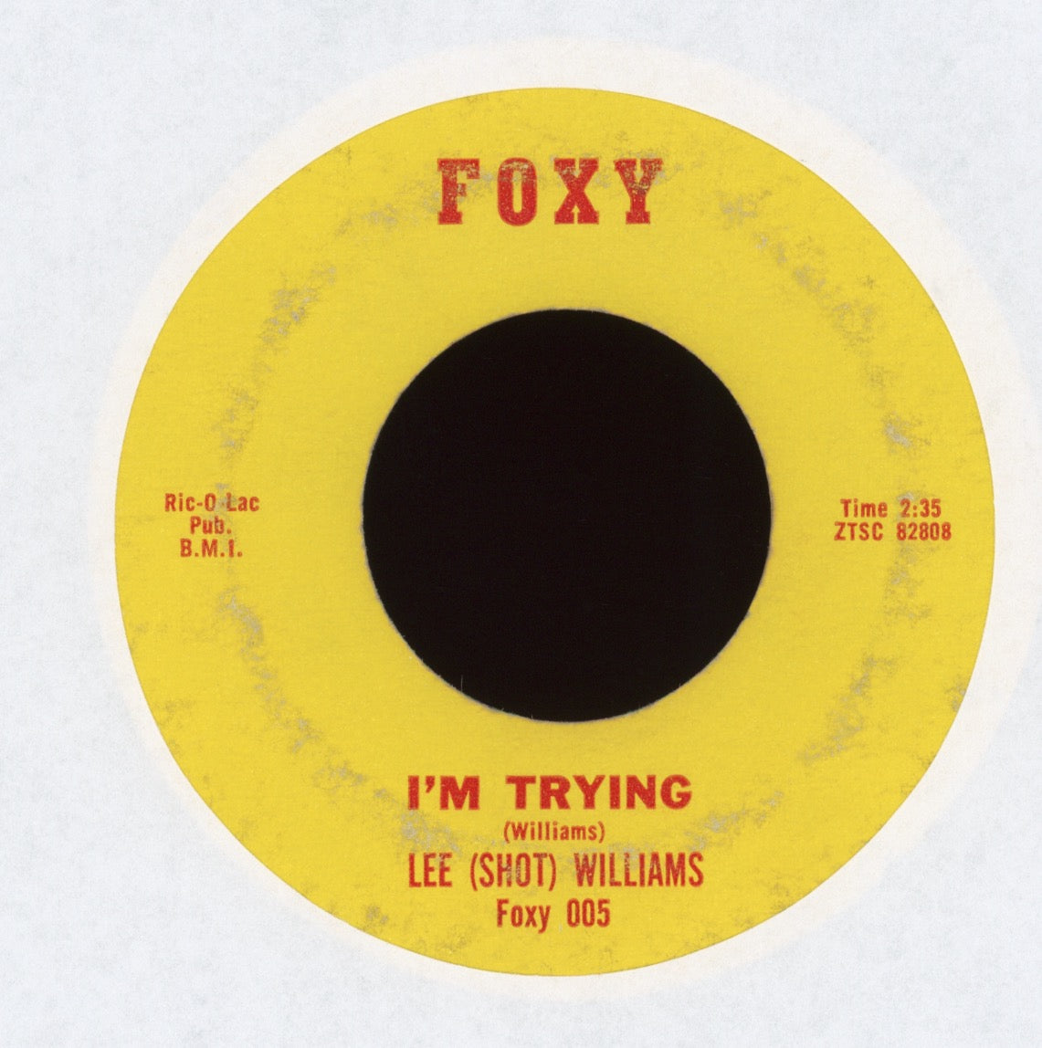 Lee Shot Williams - Hello Baby on Foxy