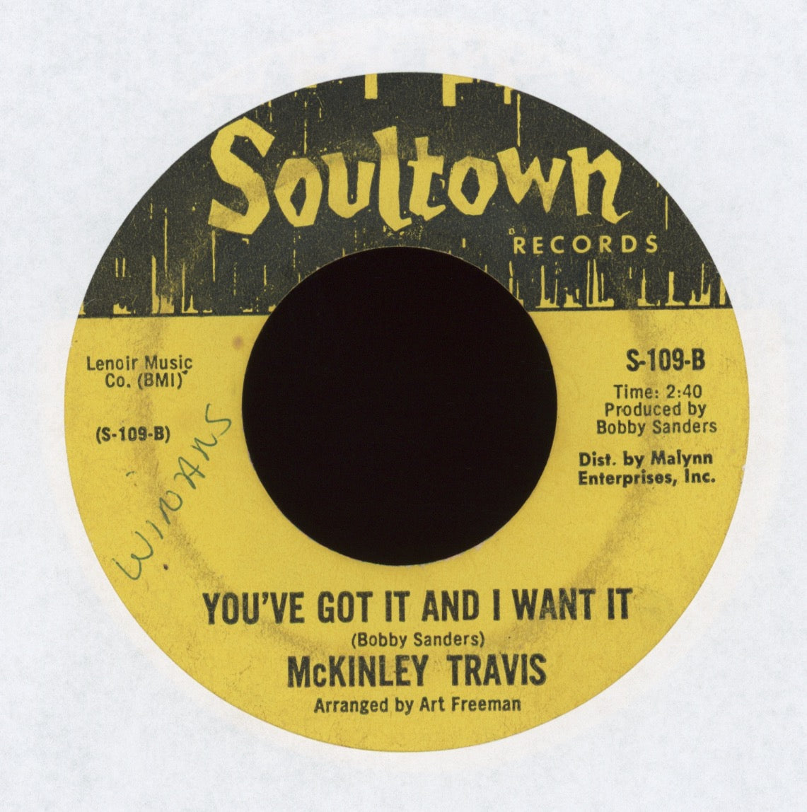 McKinley Travis - You've Got It And I Want It on Soultown