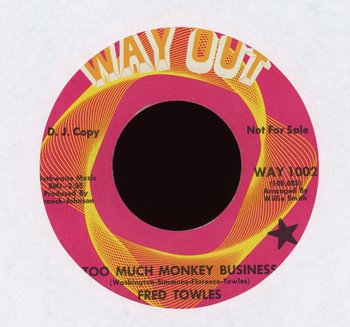Fred Towles - Too Much Monkey Business on Way Out Promo