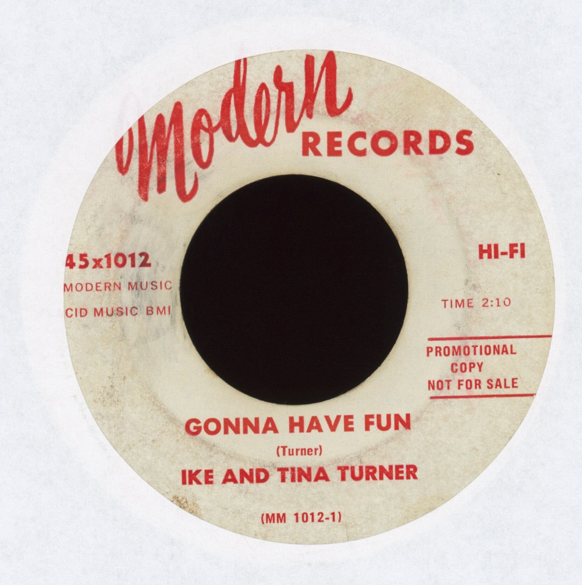 Ike & Tina Turner - Gonna Have Fun on Modern Promo