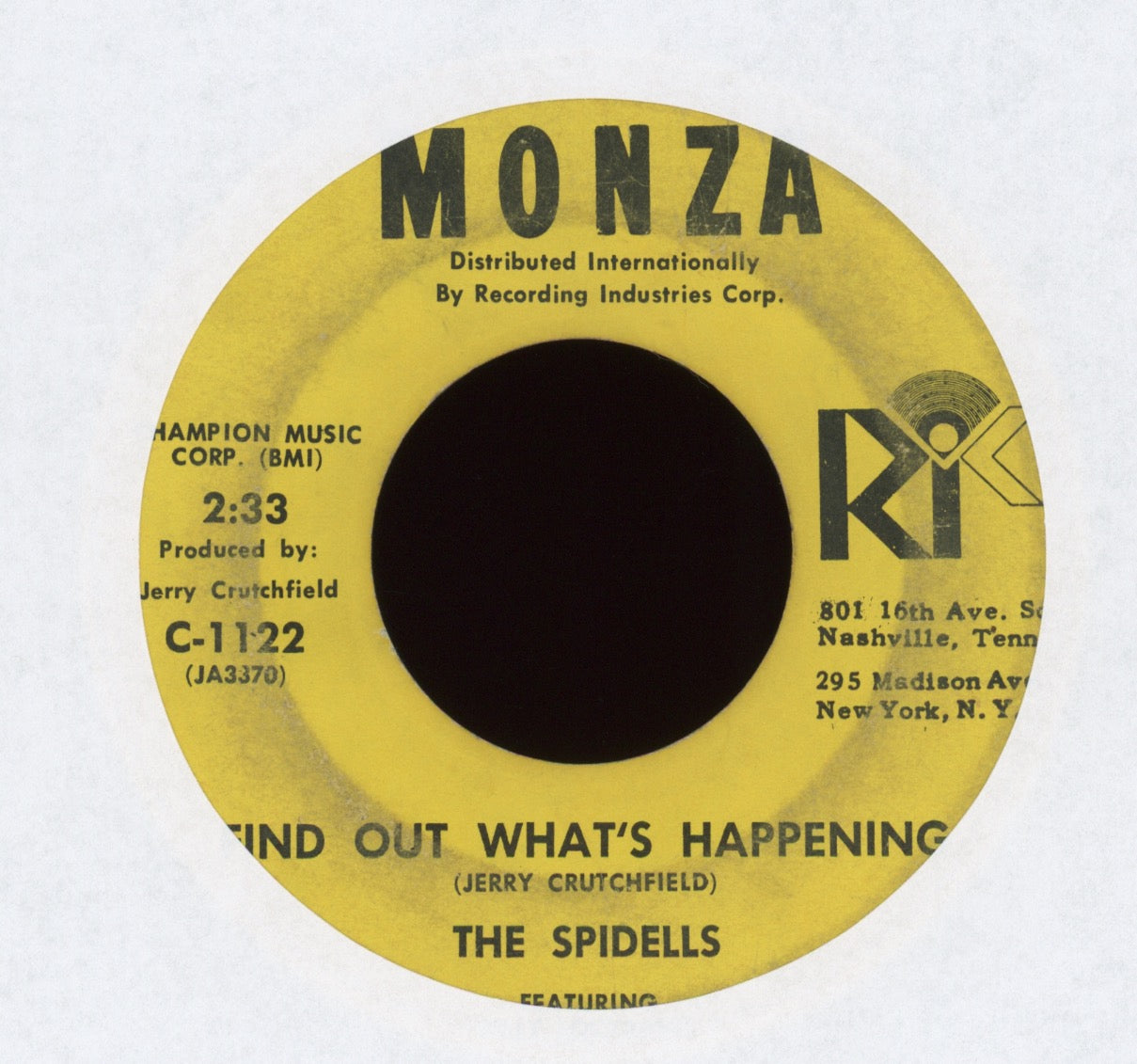 The Spidells - That'll Make My Heart Break on Monza