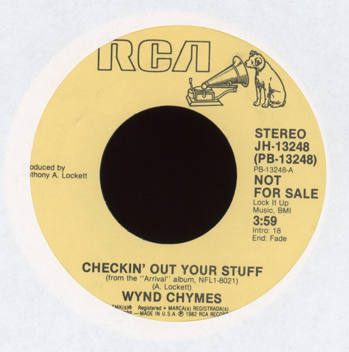 Wynd Chymes - Checkin' Out Your Stuff on RCA Promo