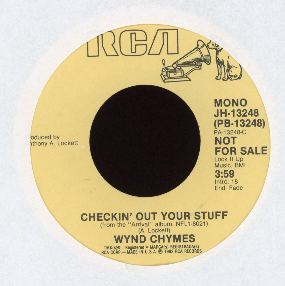 Wynd Chymes - Checkin' Out Your Stuff on RCA Promo