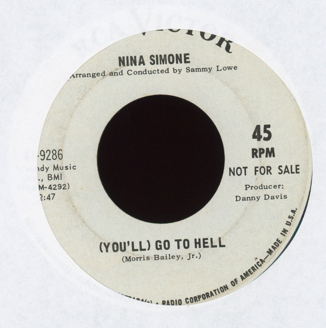 Nina Simone - It Be's That Way Sometime on RCA Promo