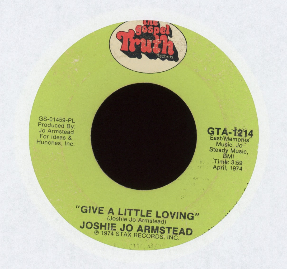 Jo Armstead - Give a Little Loving on Gospel Truth