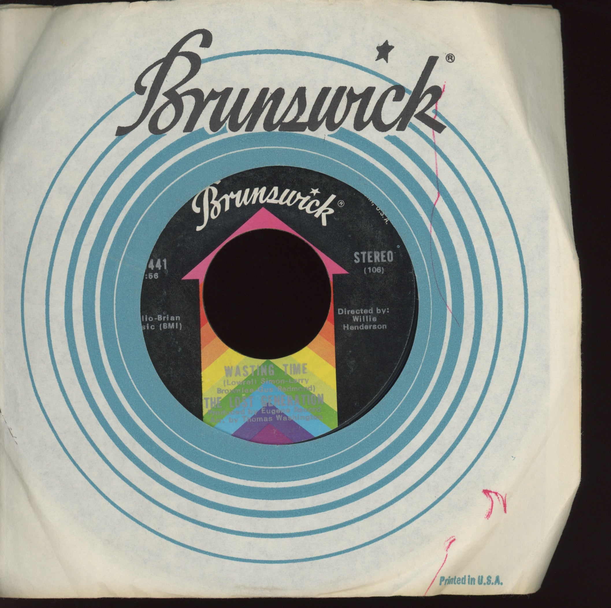 The Lost Generation - Wait A Minute on Brunswick