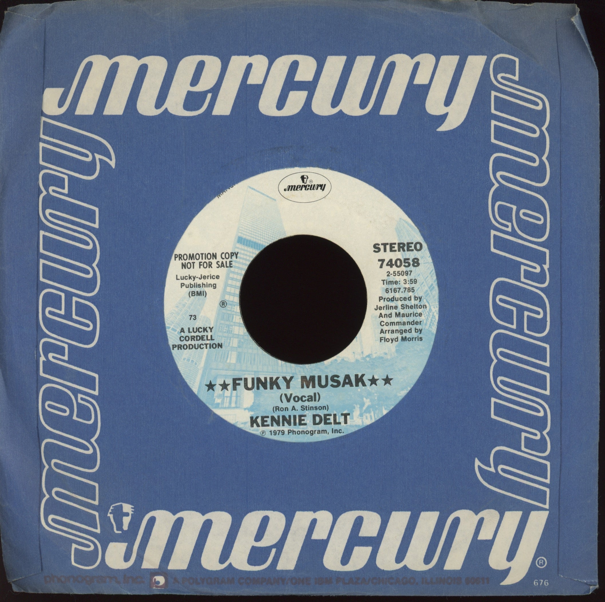 Kennie Delt - Funky Musak on Mercury Promo