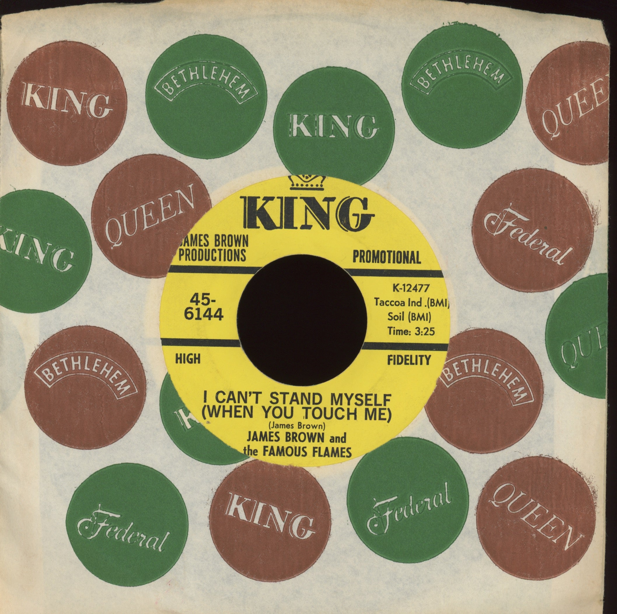 James Brown & The Famous Flames - There Was A Time on King Promo