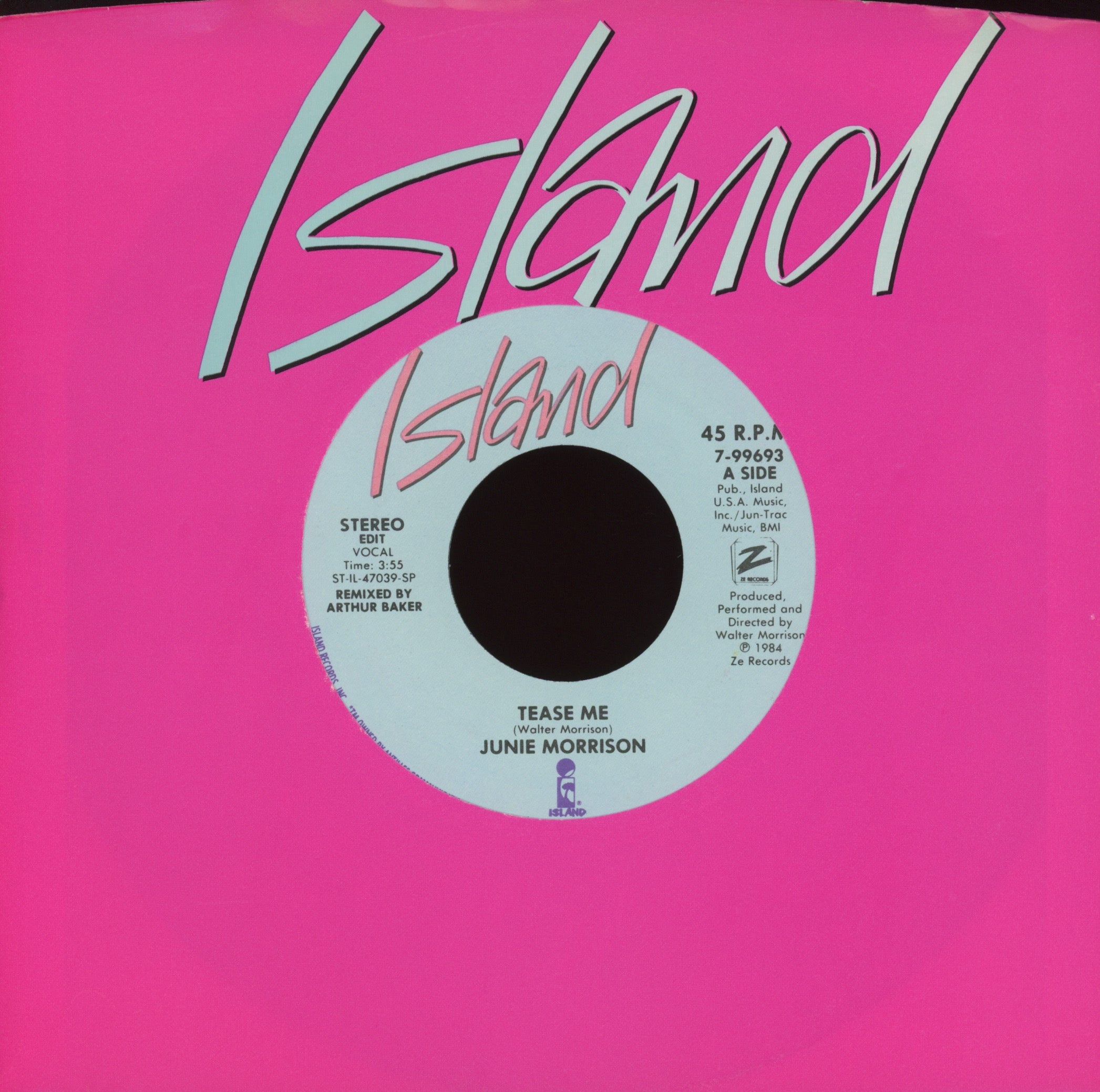 Junie Morrison - Tease Me on Island