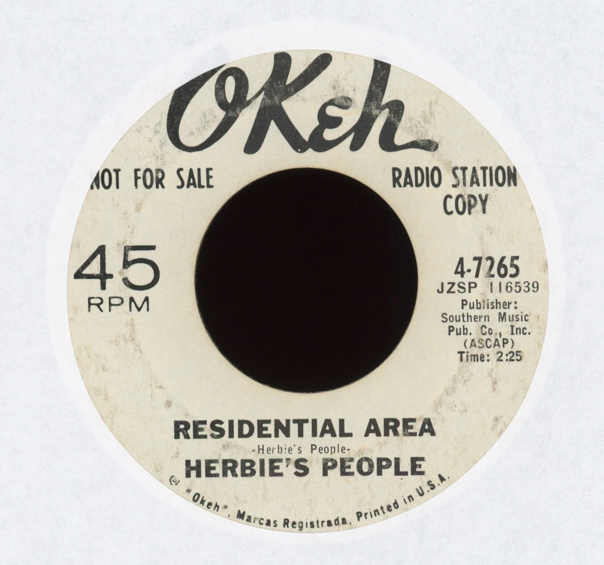 Herbie's People - Semi-Detached Suburban Mr. Jones on Okeh Promo