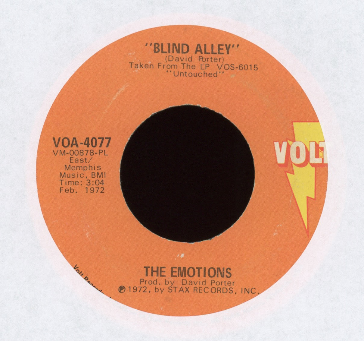 The Emotions - Blind Alley on Volt