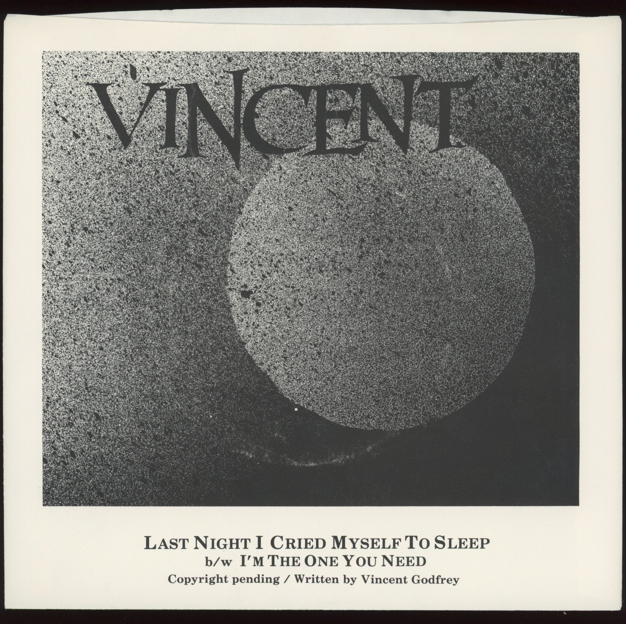 Vincent Godfrey - I'm The One You Need on Vin-Dale 45 With Picture Sleeve